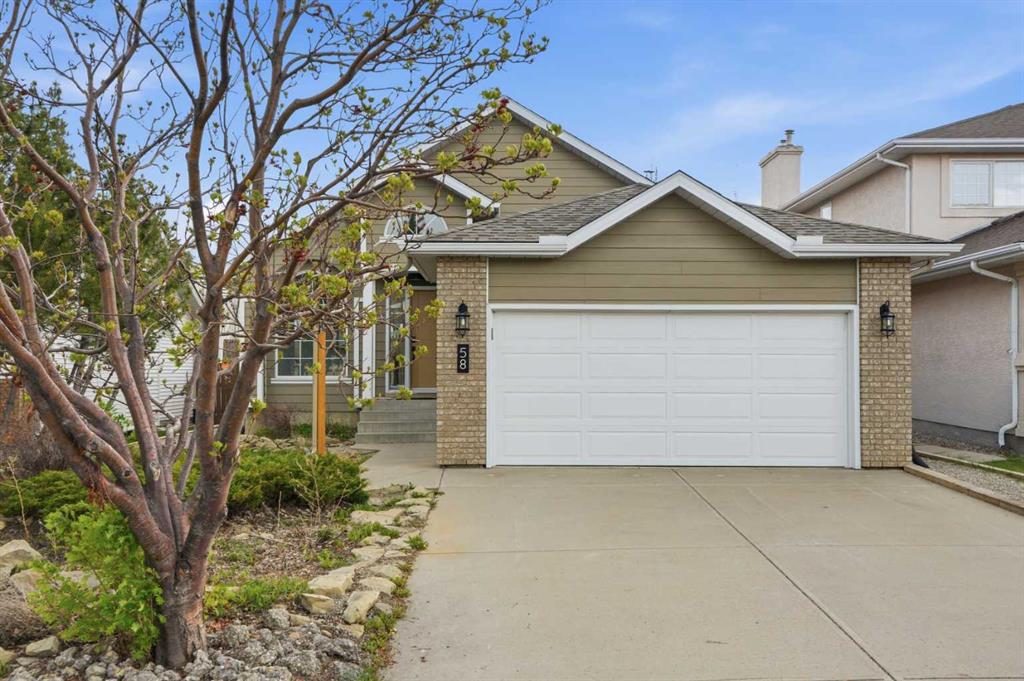 Detached two-storey home with a double garage