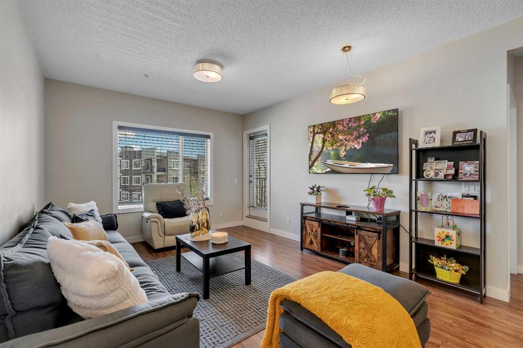 Bright open-concept living room